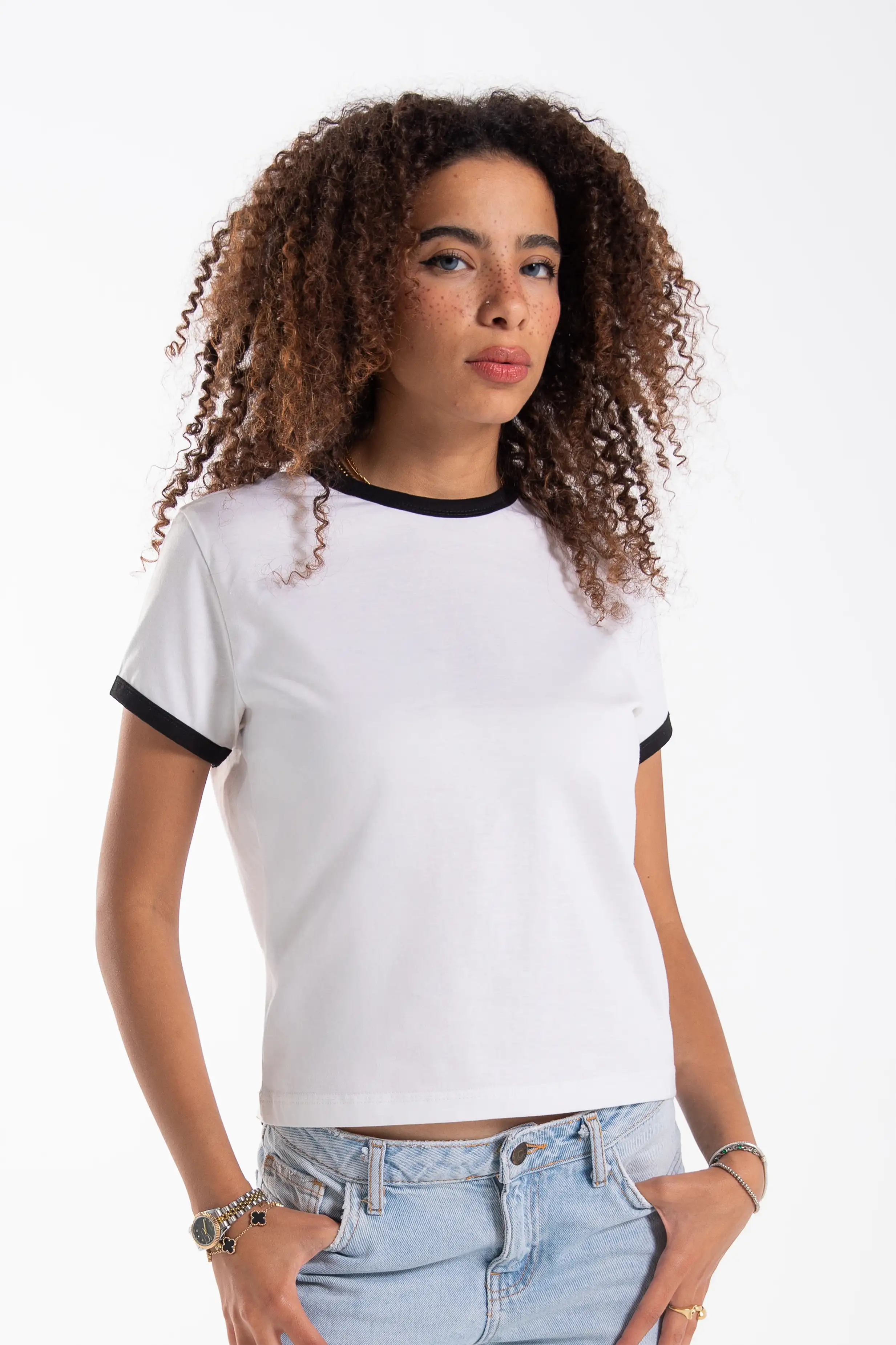Ringer Crop Tee