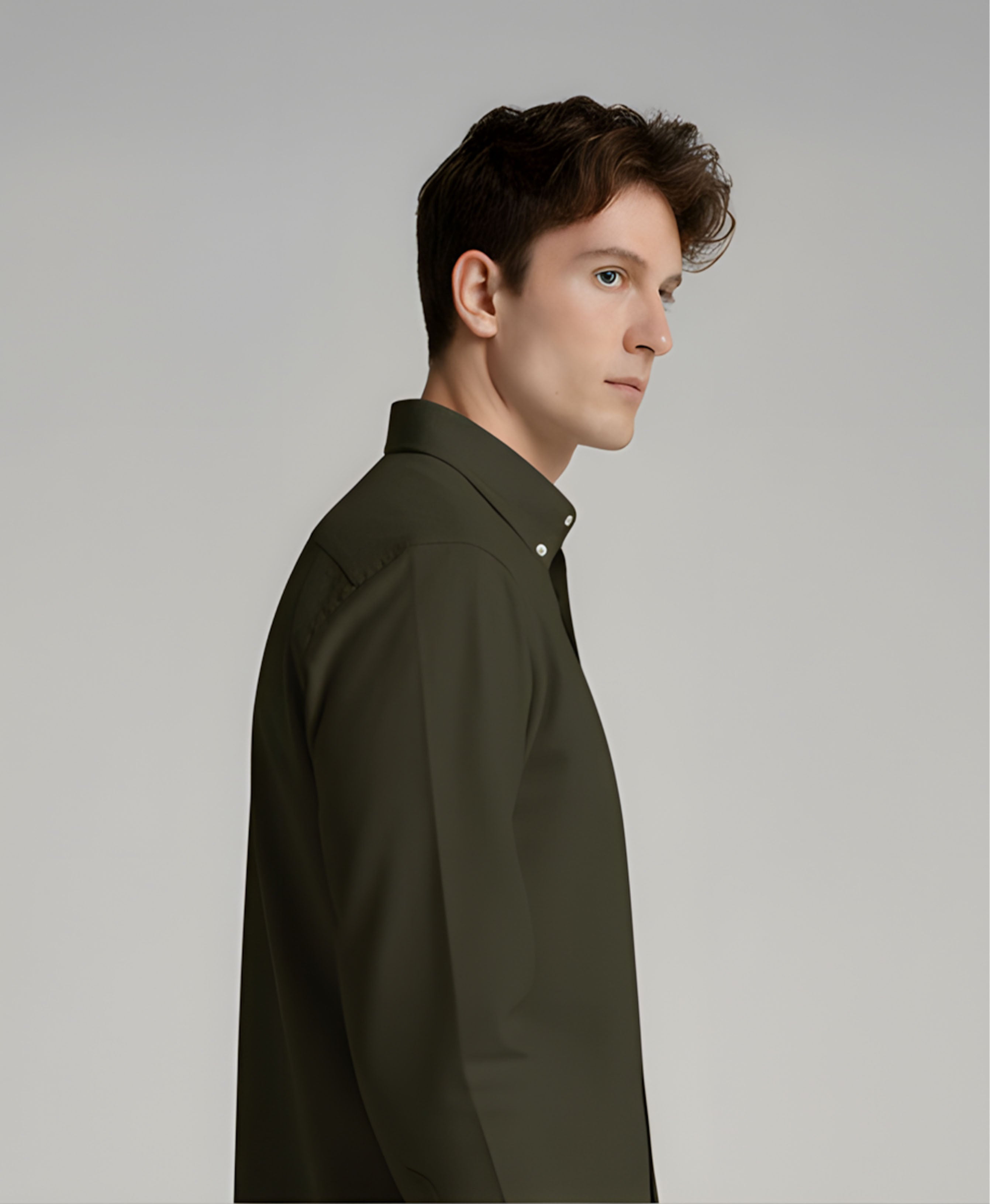 Olive Oxford Shirt
