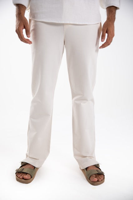 Straight Cotton Pants