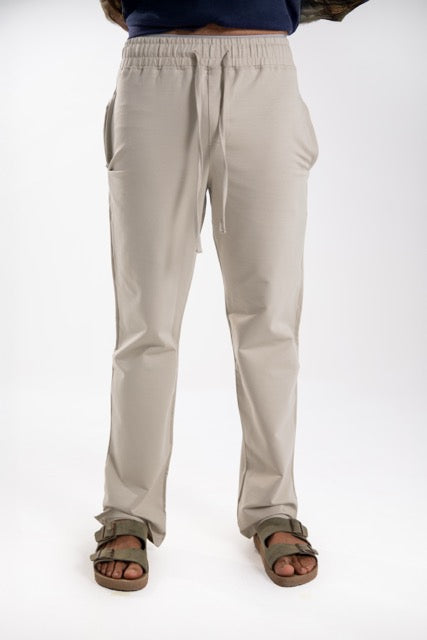 Straight Cotton Pants