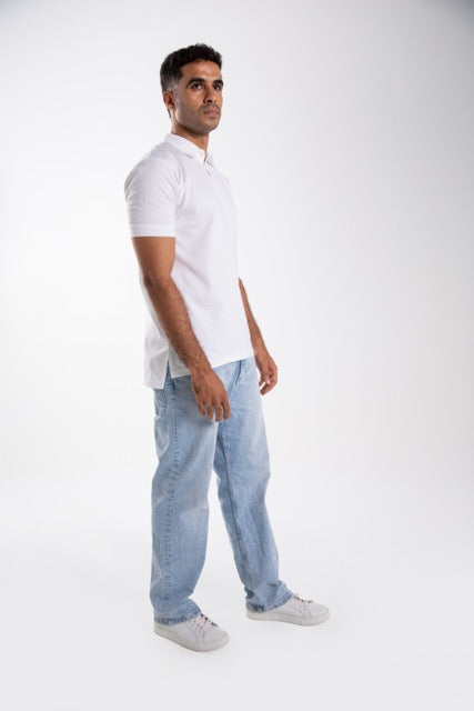 Soft cotton polo