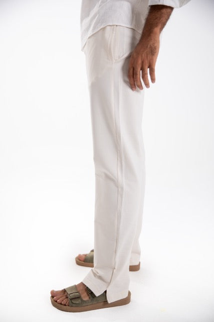 Straight Cotton Pants