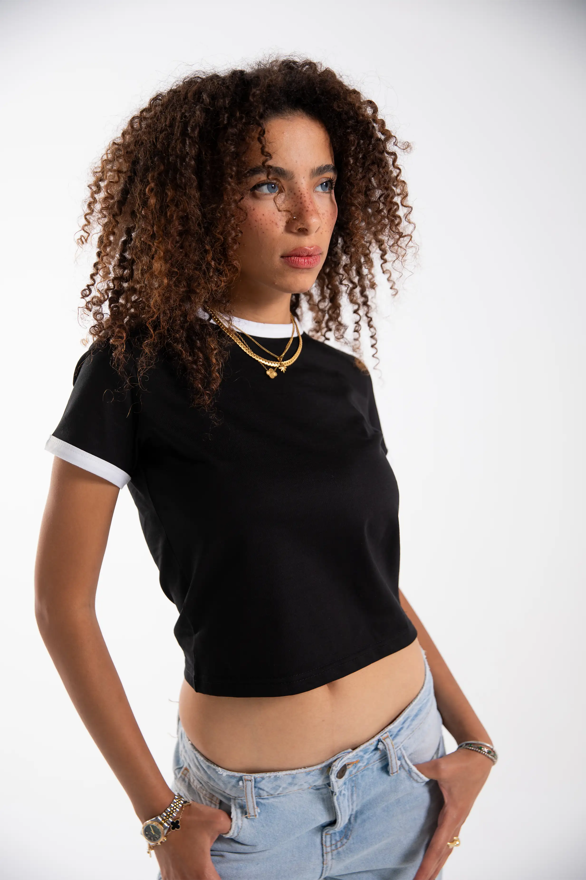 Ringer Crop Tee