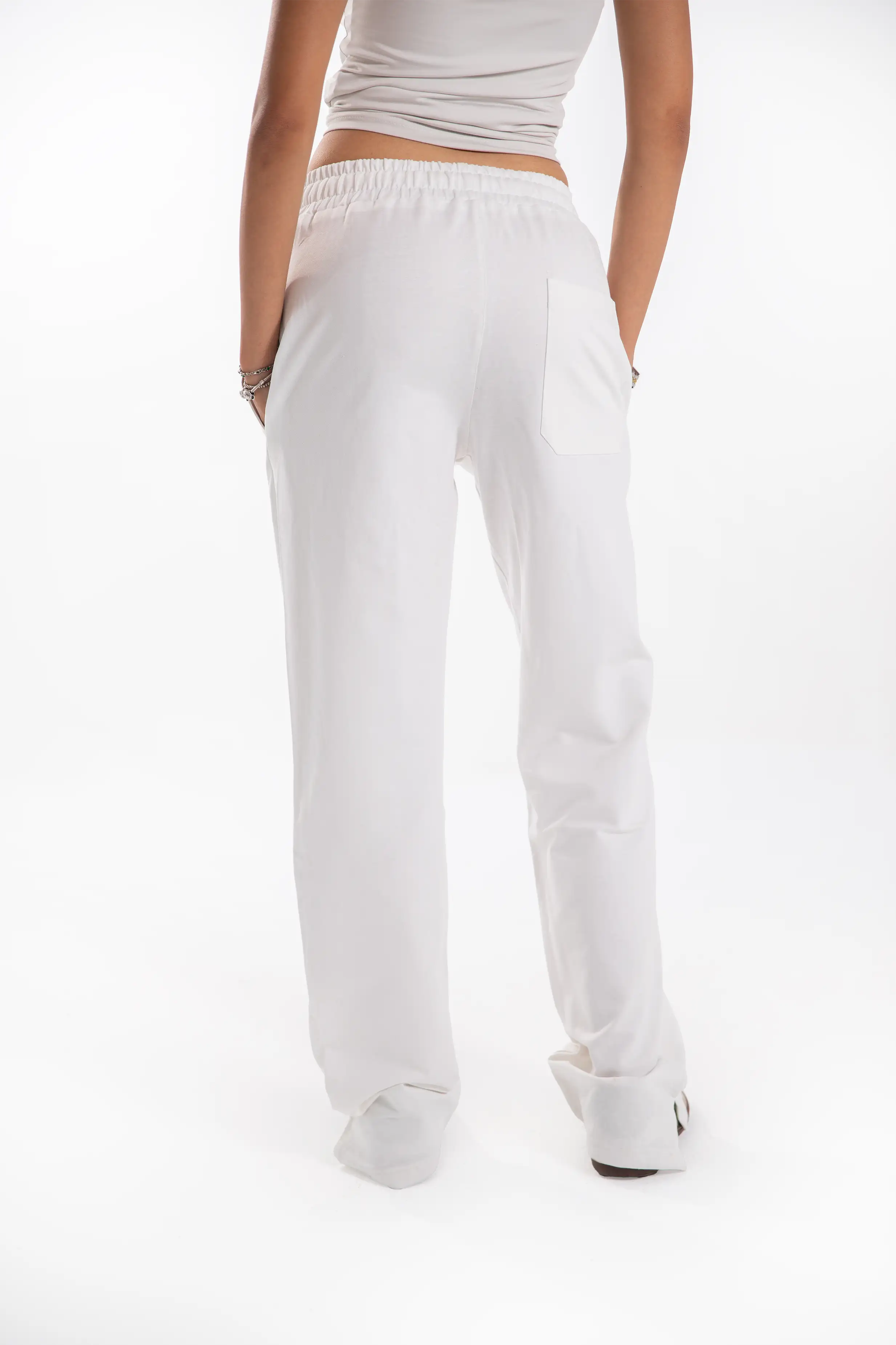 Straight Cotton Pants