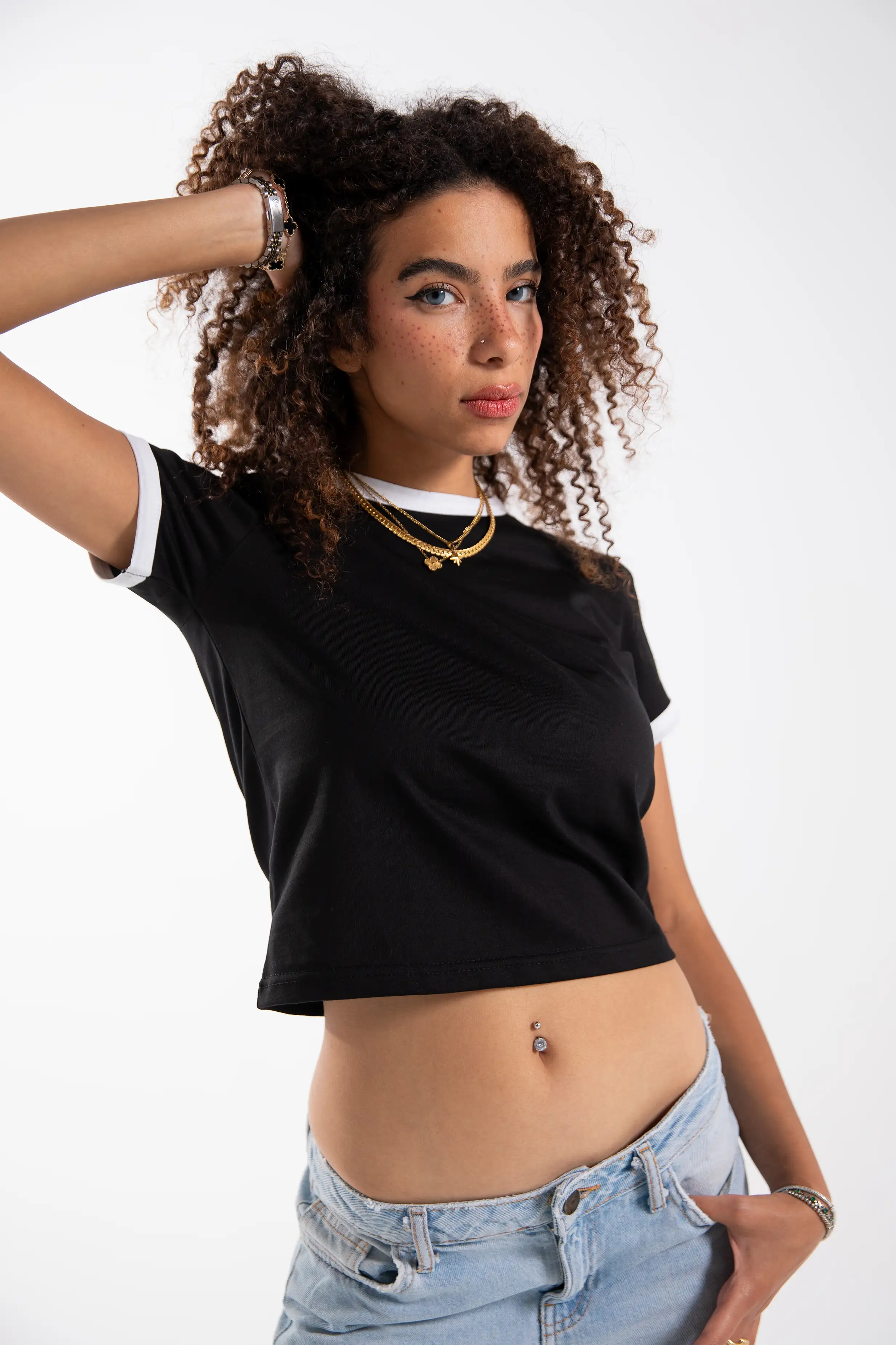 Ringer Crop Tee